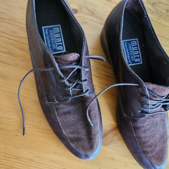 Vintage MUNRO Sport American Footwear - Shoes Leather - Suede - Brown - Picture 5 of 9